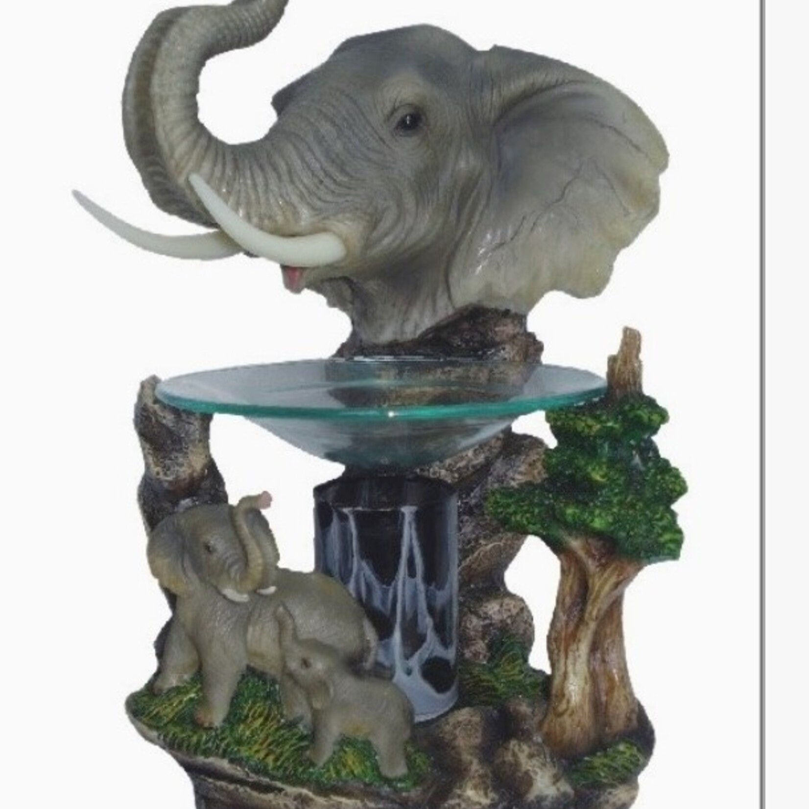 Faire Elephants Poly Resin