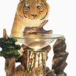 Faire Brown Tigers Poly Resin