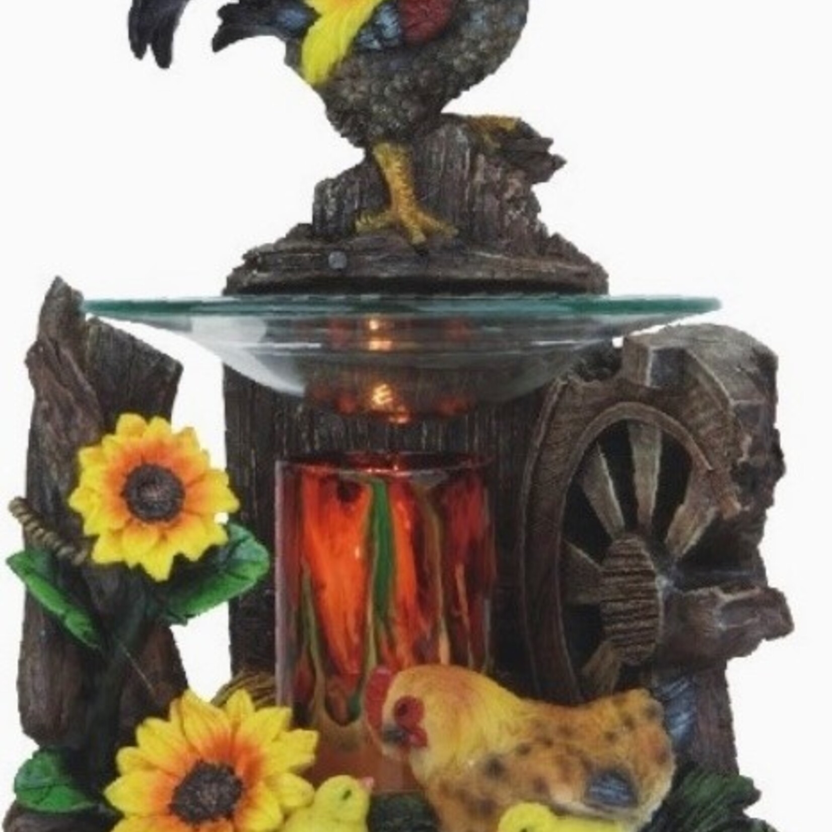 Faire Rooster Poly Resin