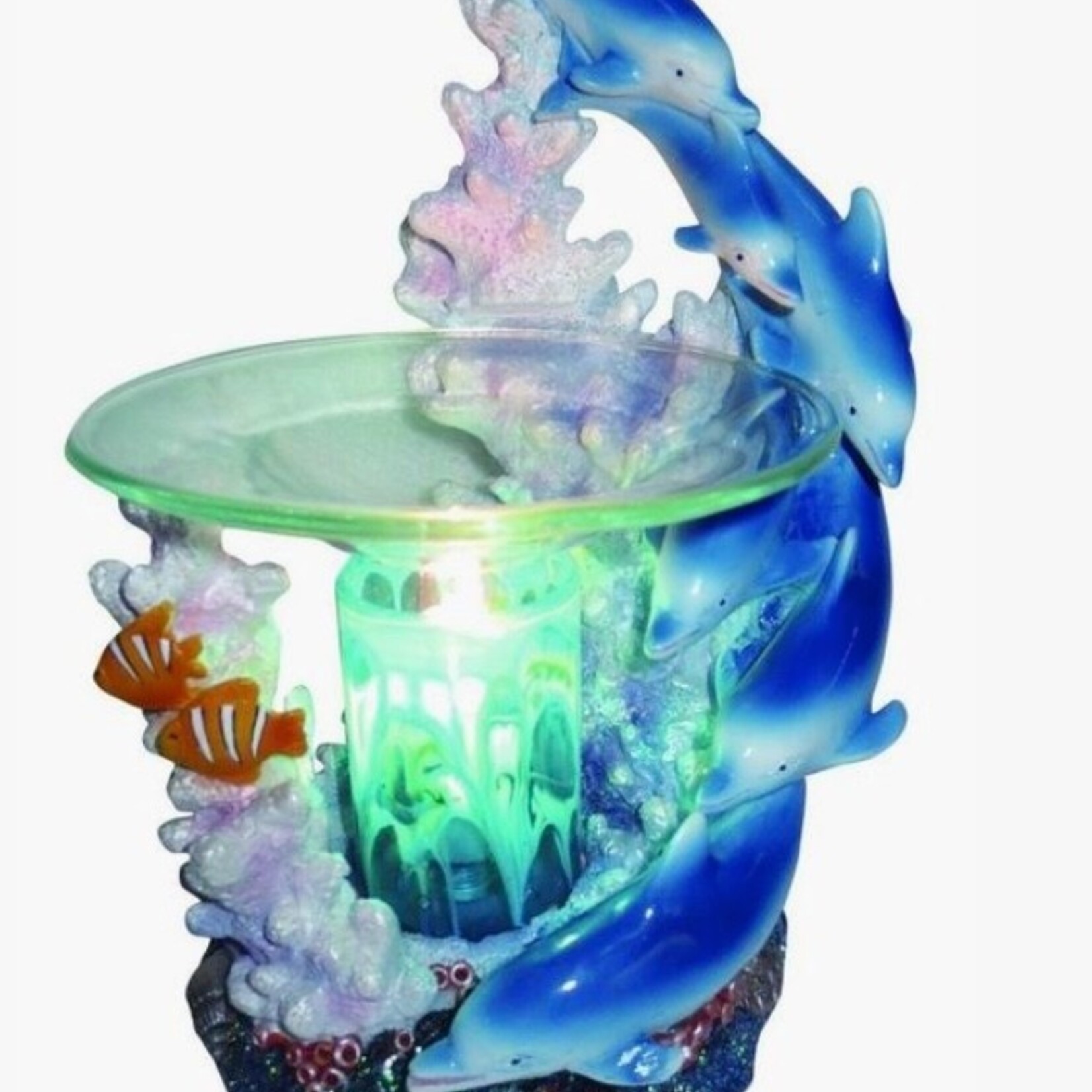 Faire Blue Dolphins Poly Resin