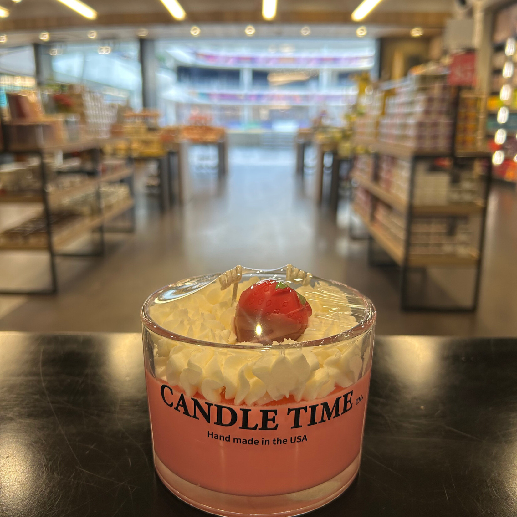 Candle Time Berry Velvet Soy Wax Candle Ice Raspberry- Rose Bud