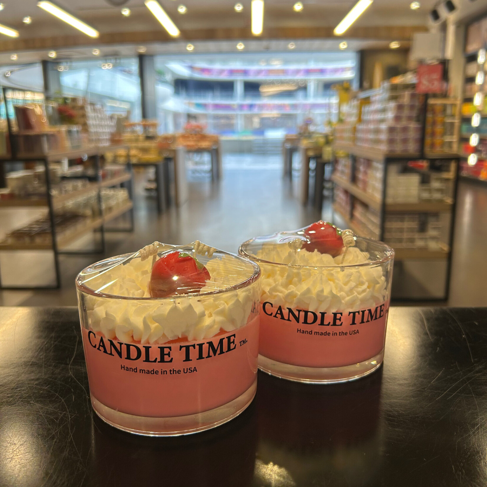 Candle Time Berry Velvet Soy Wax Candle Ice Raspberry- Rose Bud