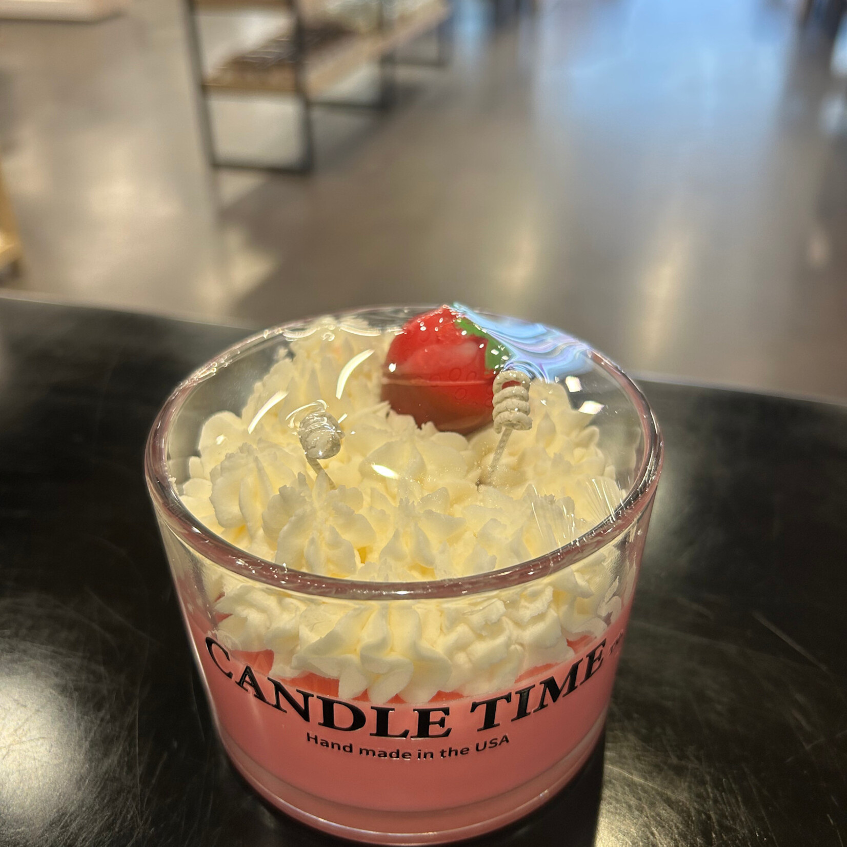 Candle Time Berry Velvet Soy Wax Candle Ice Raspberry- Rose Bud