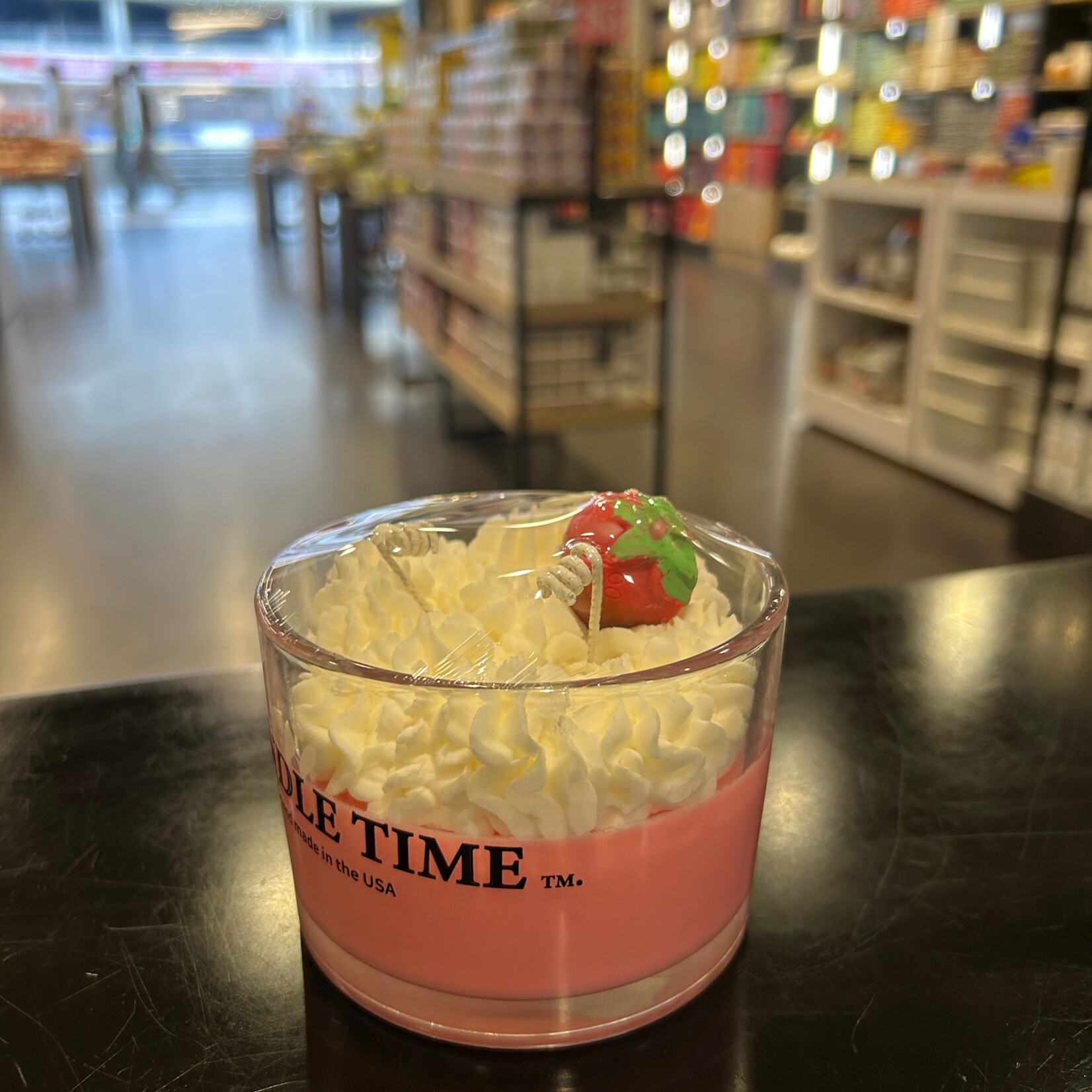 Candle Time Berry Velvet Soy Wax Candle Ice Raspberry- Rose Bud