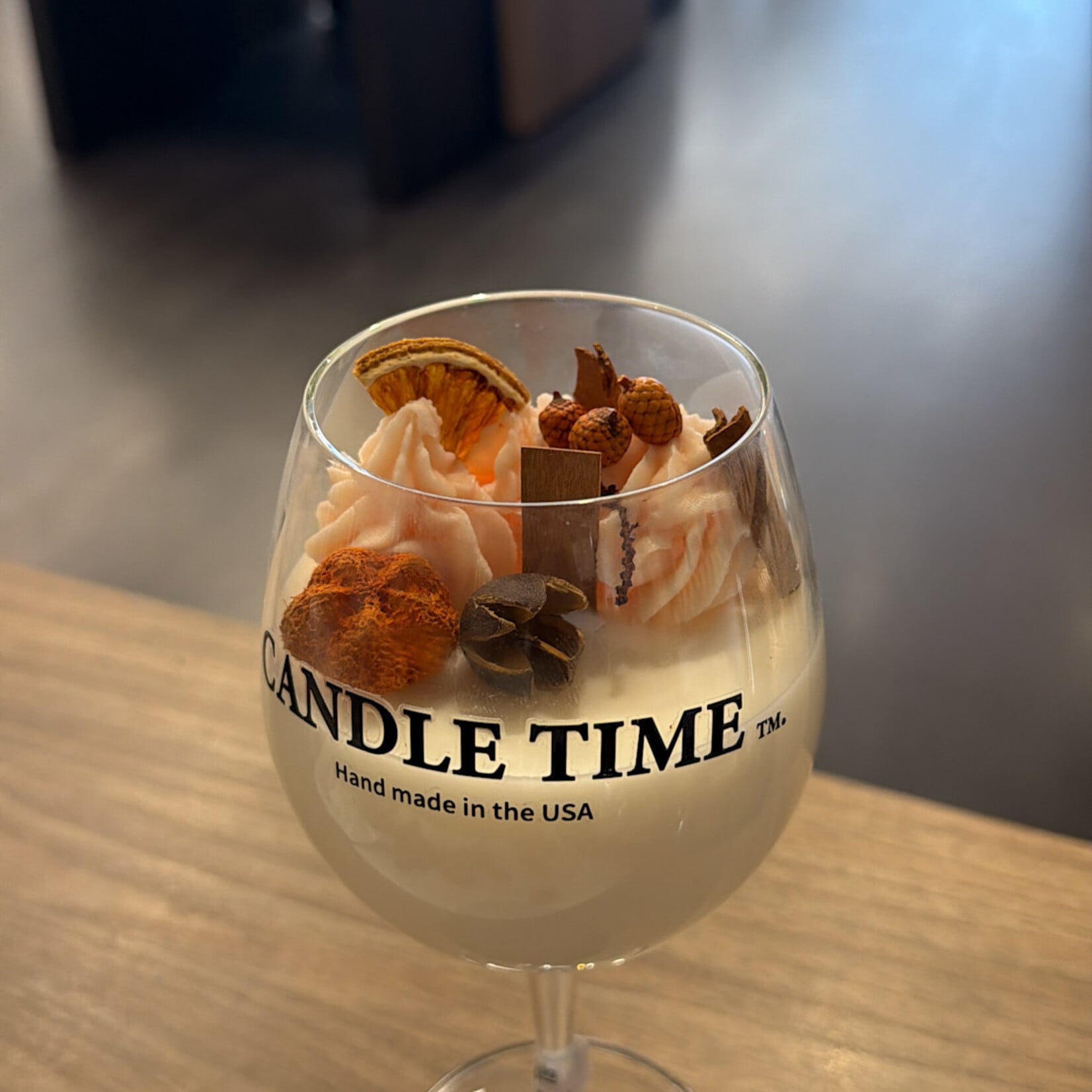 Candle Time Autumn Harvest Vanilla Cinnamon wax