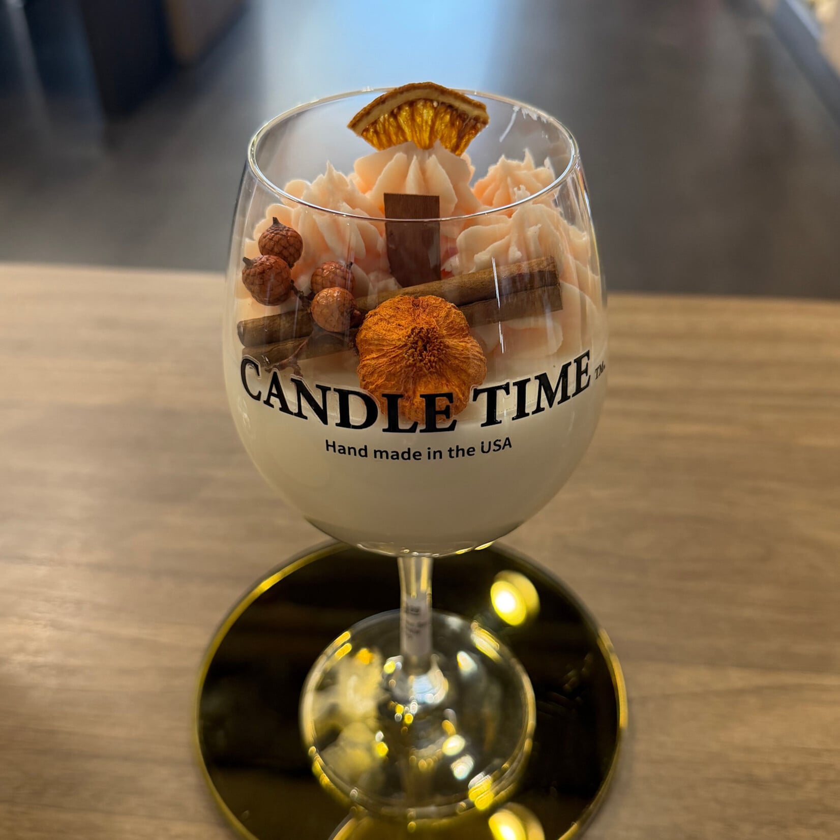 Candle Time Autumn Harvest Vanilla Cinnamon wax