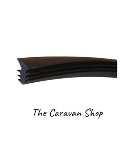 Caravan Window Rubber 002 Black per metre