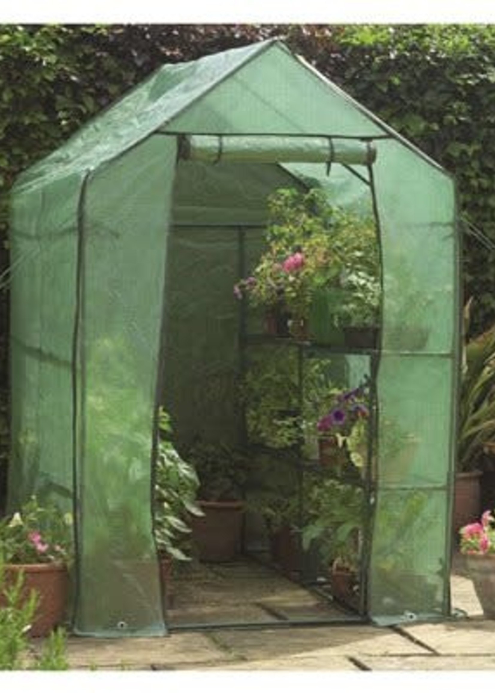 Gardman 6 ft Walk-In Greenhouse and Shelving