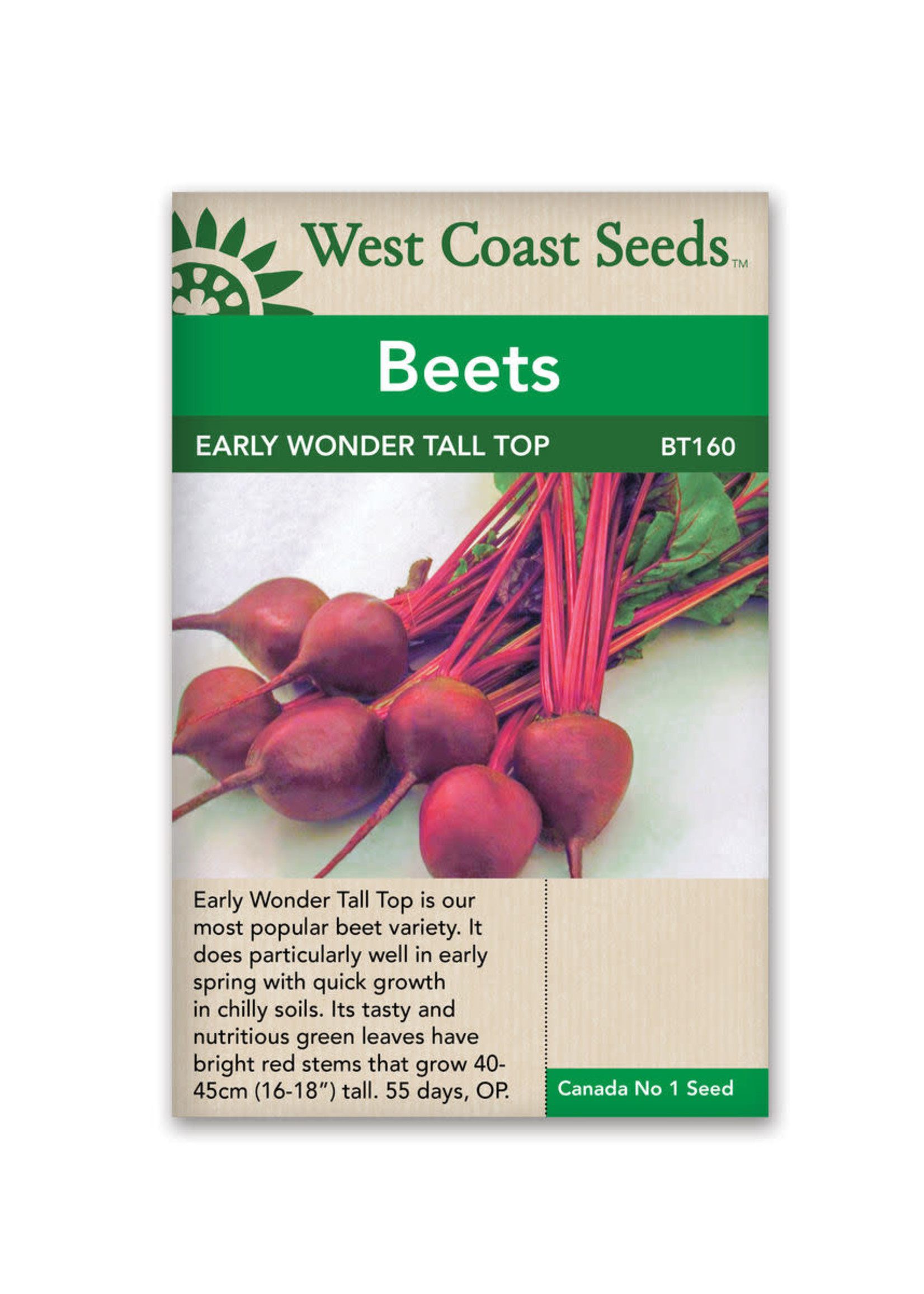 West Coast Seeds Early Wonder Tall Top Beets