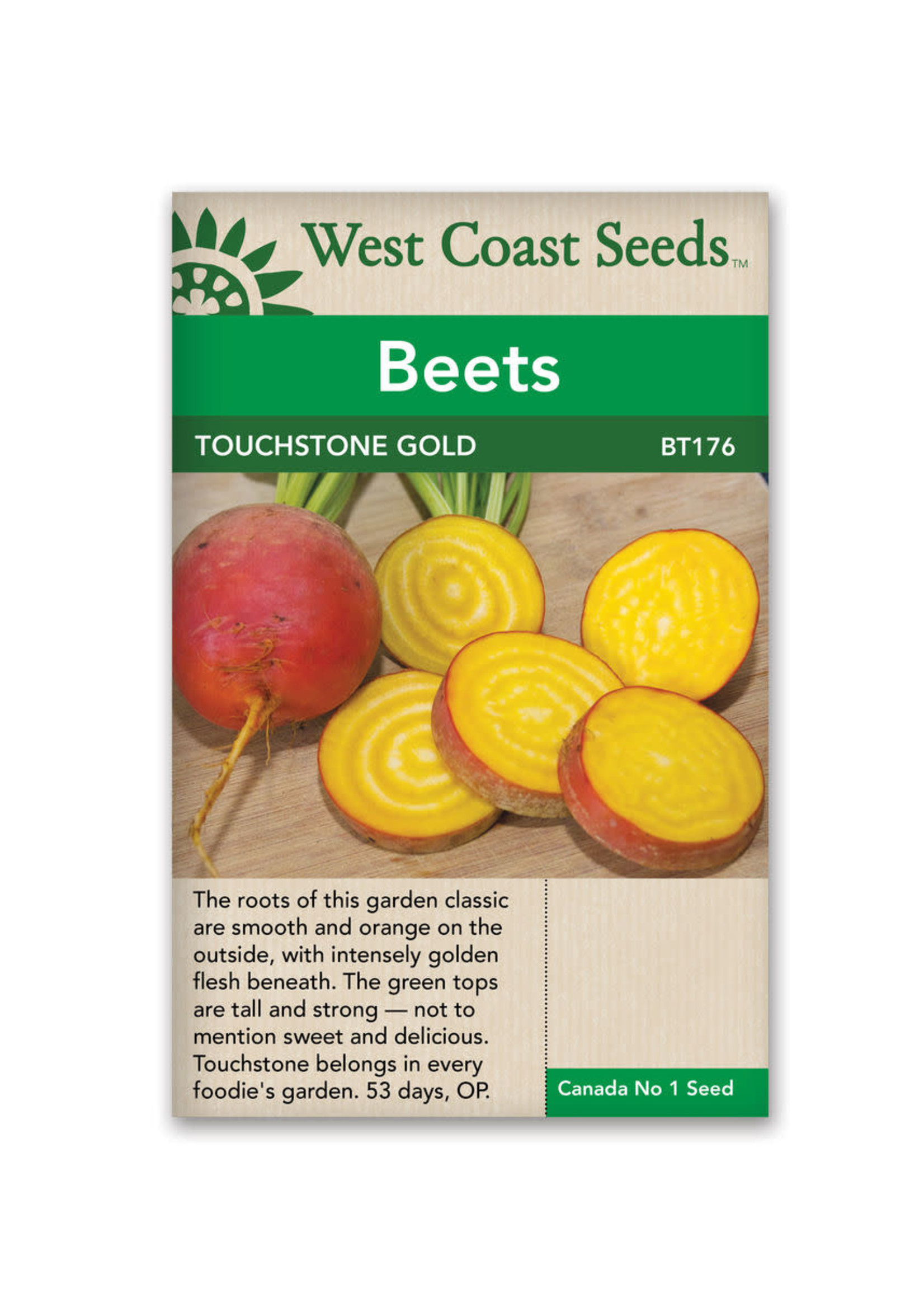 West Coast Seeds Touchstone Gold Beets