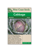 West Coast Seeds Deadon Cabbage Certified Organic (Coated)