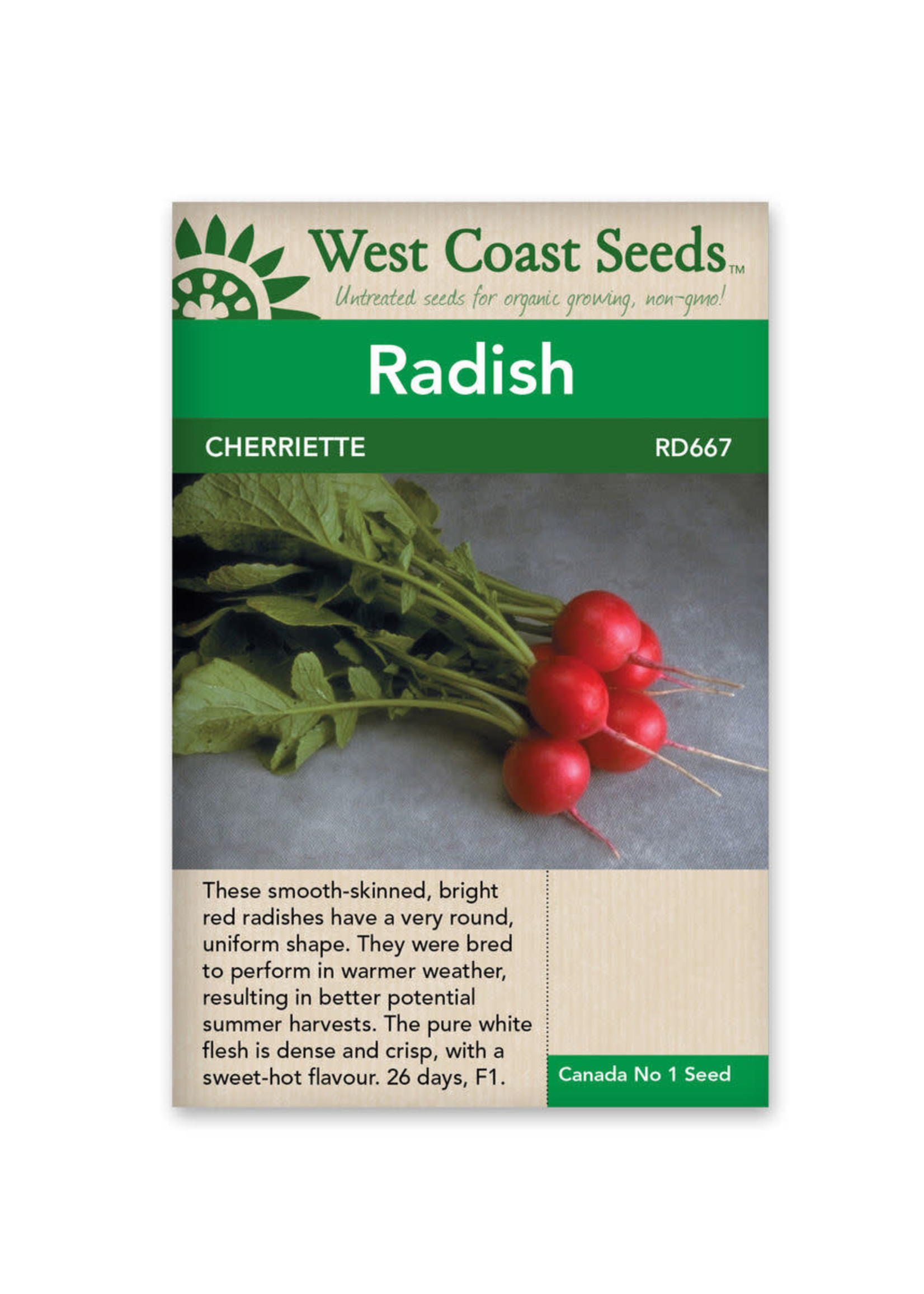 West Coast Seeds Cherriette Radish