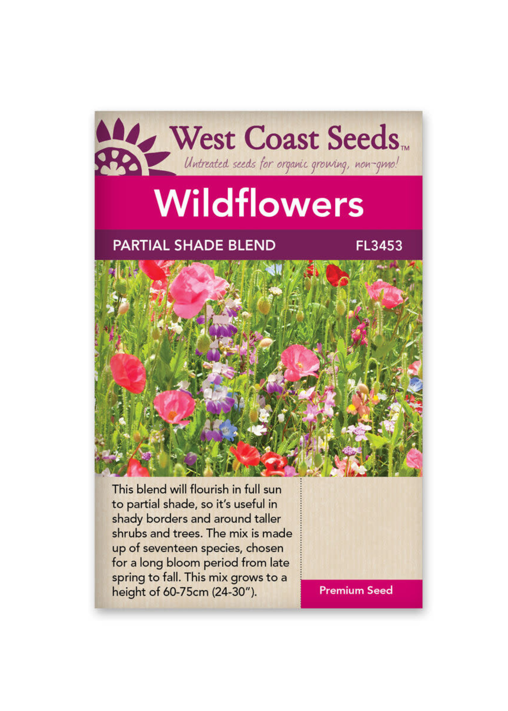 West Coast Seeds Partial Shade Mix