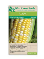 West Coast Seeds Peaches and Cream Early Corn