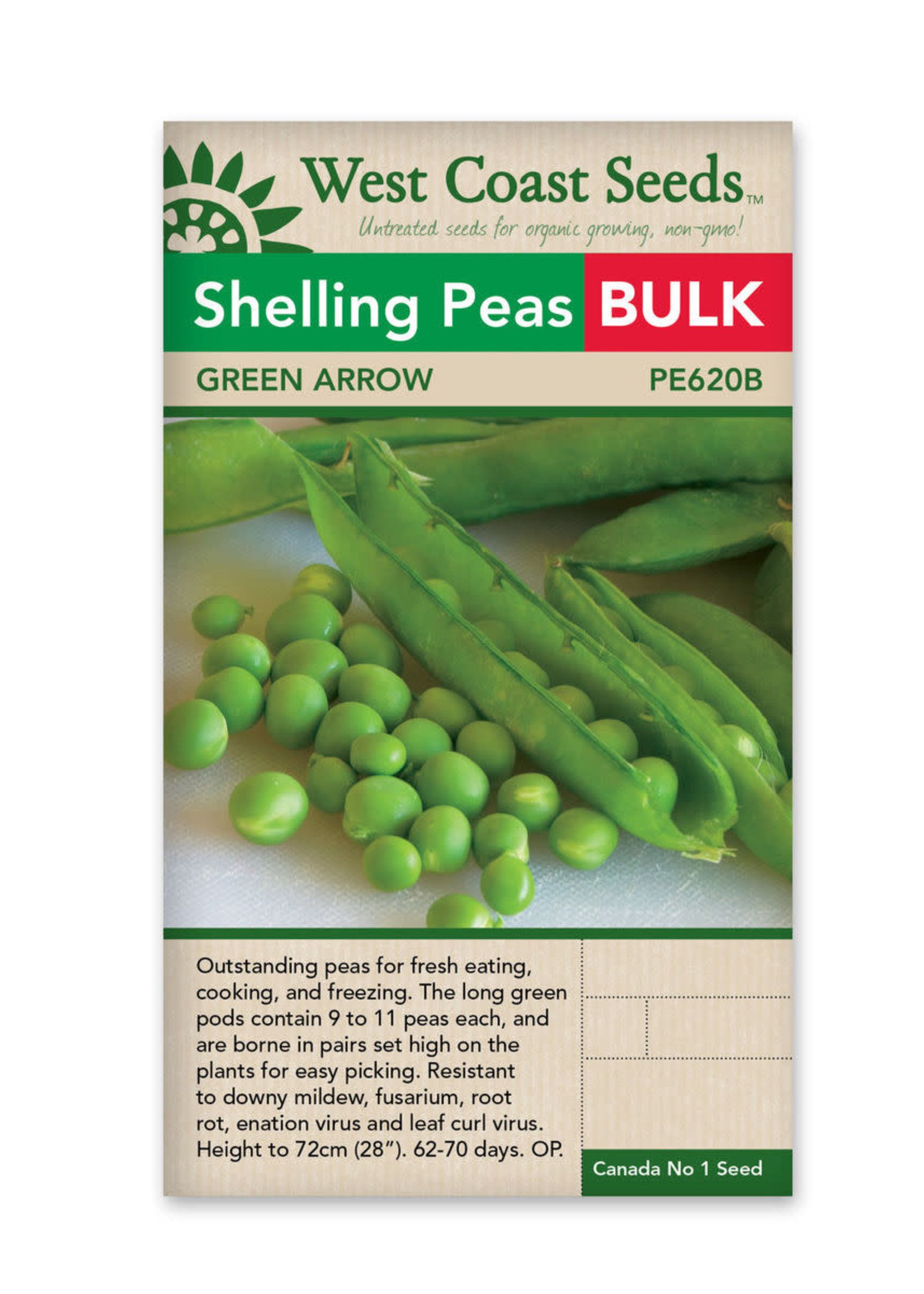 West Coast Seeds Green Arrow Pea