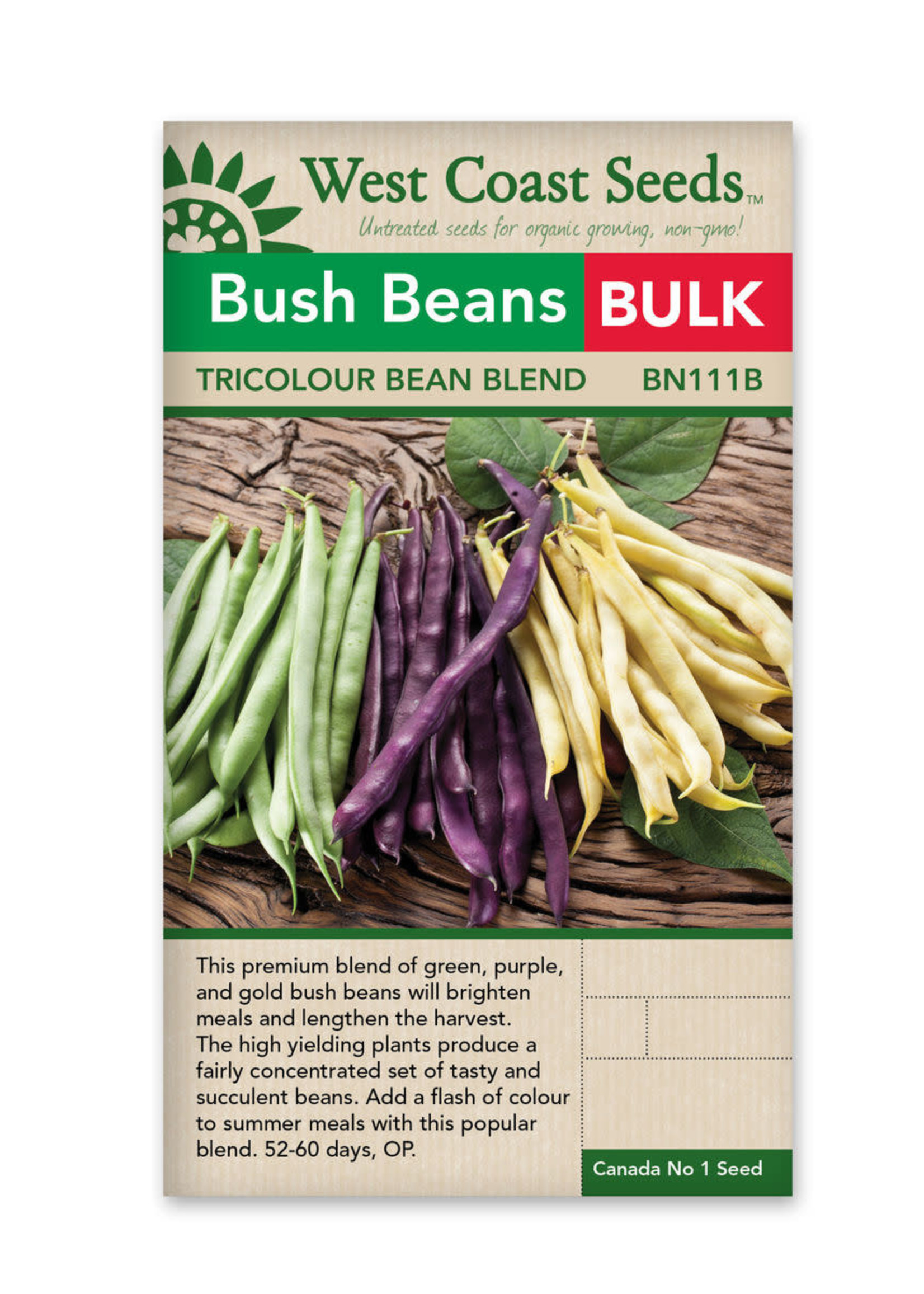West Coast Seeds Tricolour Bean Blend