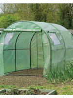 Gardman 10 x 6.5 ft Polytunnel with Covers and Windows