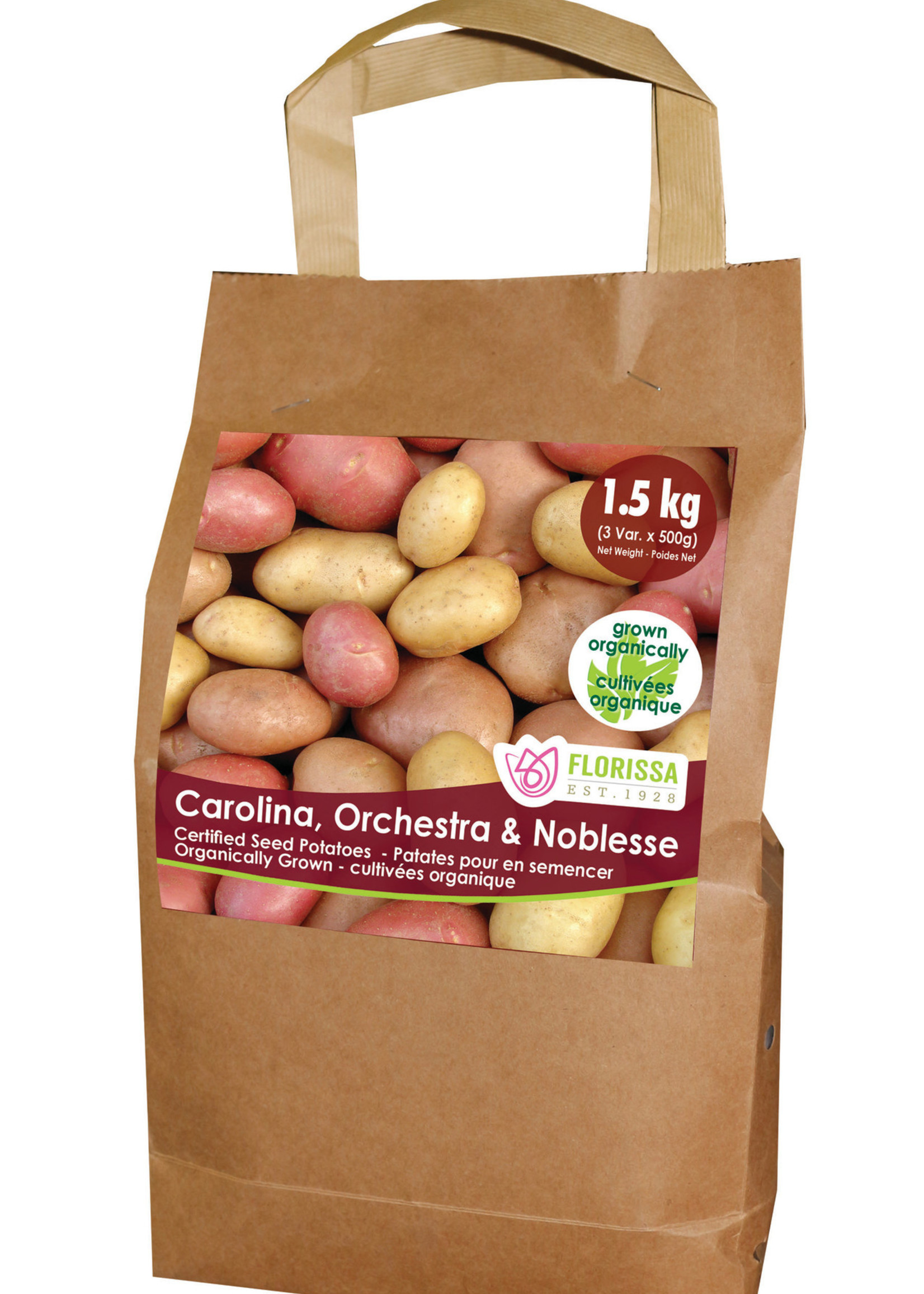 Florissa 1.5 kg Organic (C5) Potato Combo Bag 340-439-01
