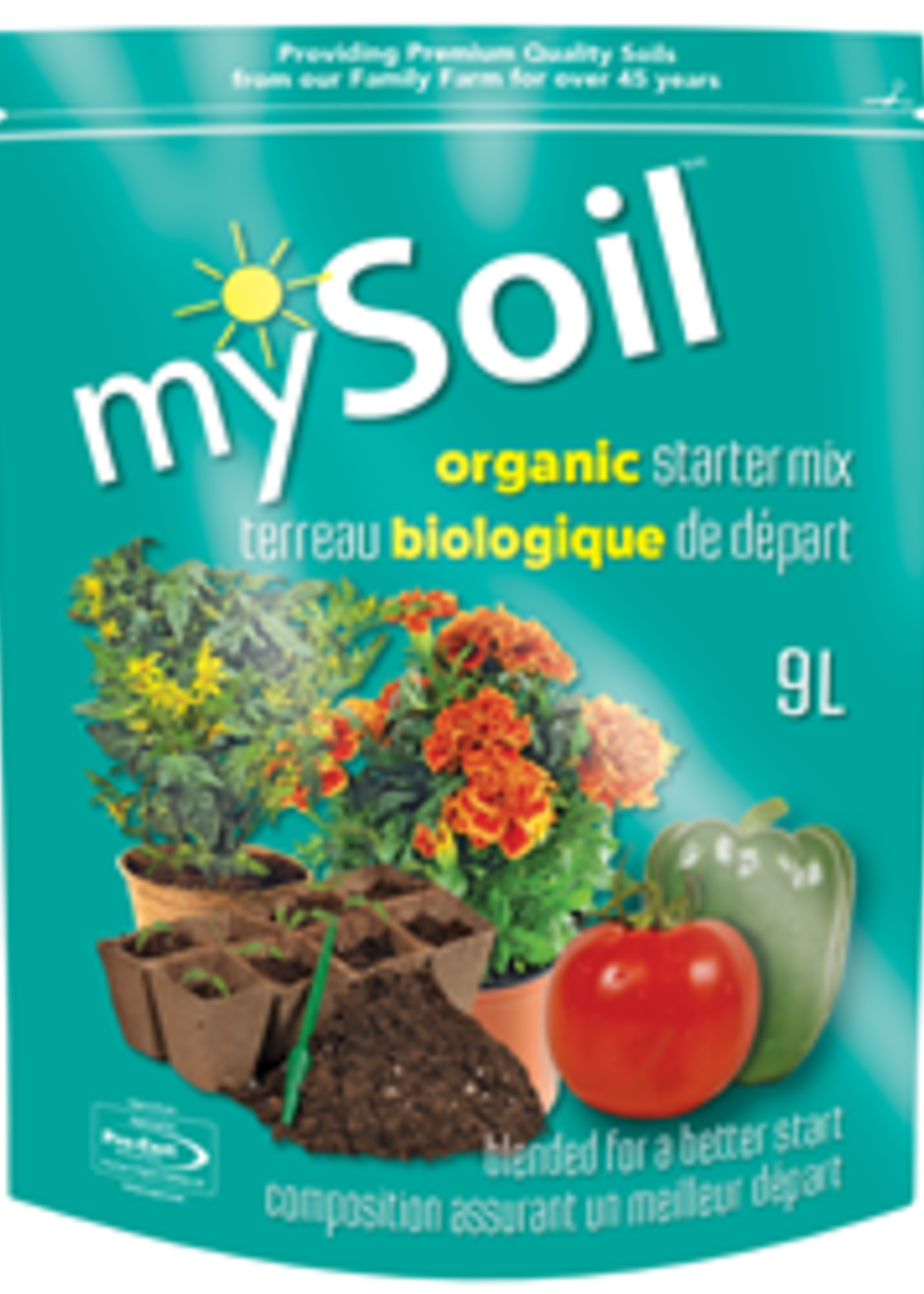 Mysoil Mysoil Organic Seedling Starter Mix 9 L