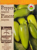Aimers Organic Seeds Jalapeno Pepper Certified Organic