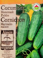 Aimers Organic Seeds Homemade Pickles Cucumber Certified Organic