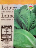 Aimers Organic Seeds Paris Island Cos Lettuce Certified Organic