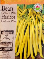 Aimers Organic Seeds Golden Wax Beans Certified Organic