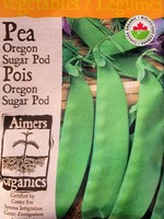 Aimers Organic Seeds Oregon Sugar Pod Pea Certified Organic