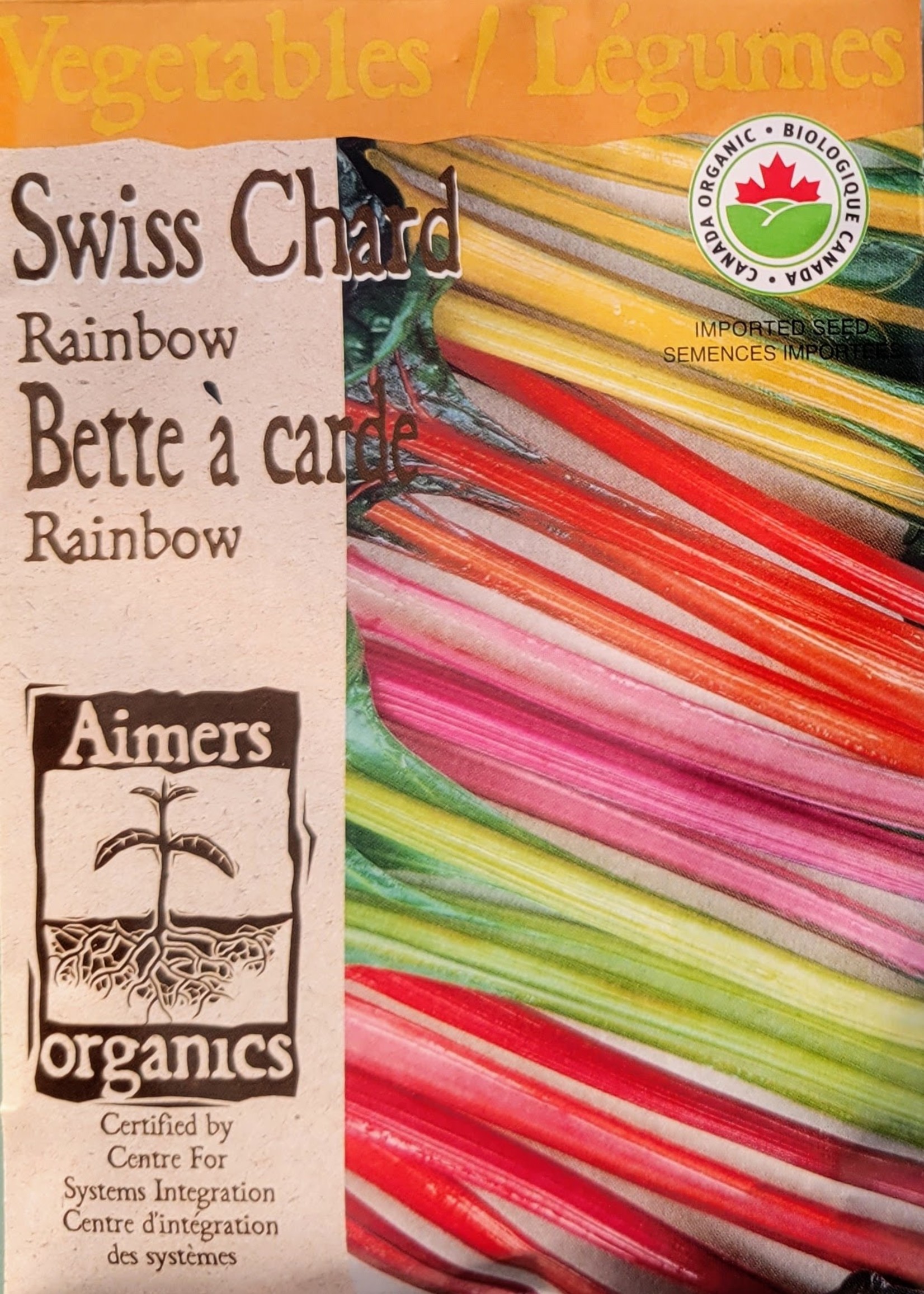 Aimers Rainbow Swiss Chard Certified Organic