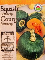 Aimers Organic Seeds Buttercup Squash Certified Organic