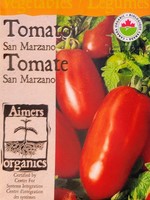 Aimers Organic Seeds San Marzano Tomato Certified Organic