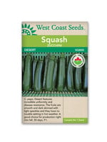 West Coast Seeds Desert Zucchini Certified Organic