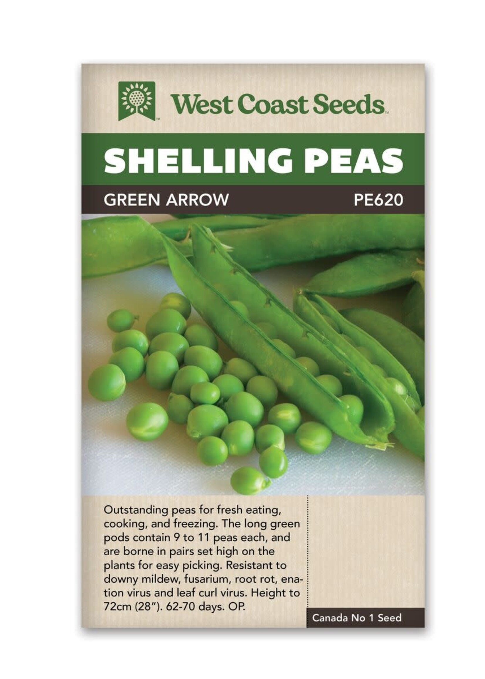 West Coast Seeds Green Arrow Pea