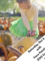 Saturday, Oct 5 Pumpkin Patch with Face Painting