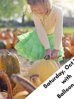 Saturday, Oct 19 Pumpkin Patch with Balloon Artist