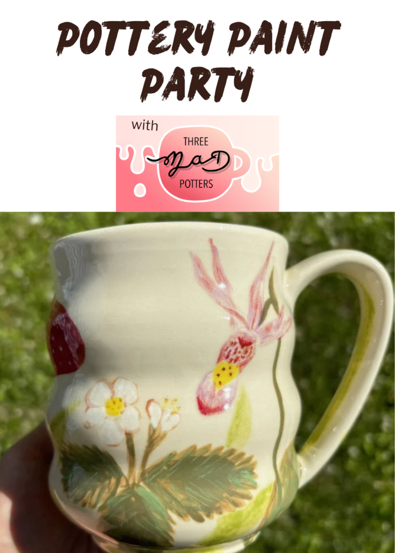 2025 Pottery Paint Night - Friday, July 25 @ 6-8:30 pm