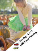Sunday, Oct 19 Pumpkin Patch with Face Painting