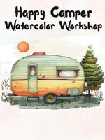 Happy Camper Paint Night - Friday, July 17 @ 5:30-7:30 pm