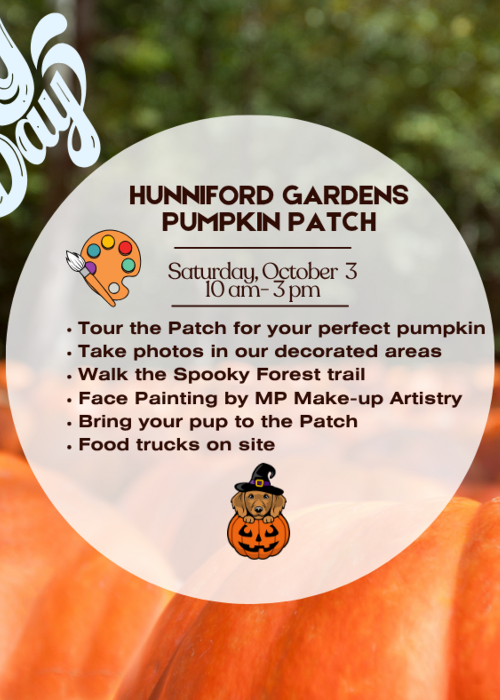 Sat, Oct 3 Pumpkin Patch with Face Painting