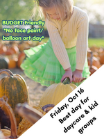 Friday, Oct 16 Pumpkin Patch