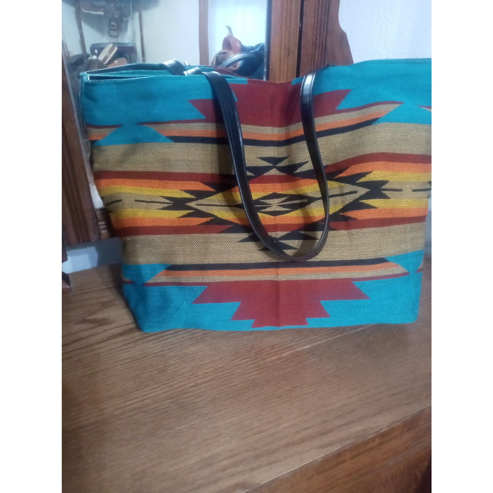 The Crooked Creek  Studio Woven Southwest  Style Lined Totes/Bag