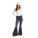 Rock and Roll Cowgirl High Rise Med Wash Bell Bottom Jeans