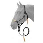 Tough-1 Poly Rope Halter with Rawhide Nose and Lead