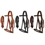 Showman English Leather PONY Size Bridle and Reins