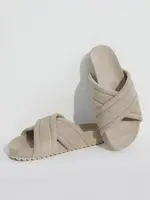 Varley ronley quilted slides 2.0- mink stone
