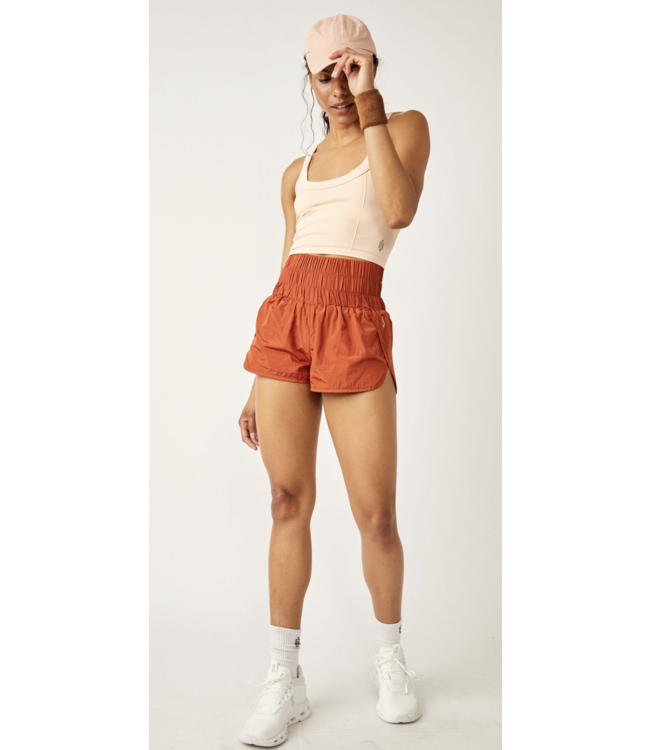 Free People Way Home Short- Red Earth