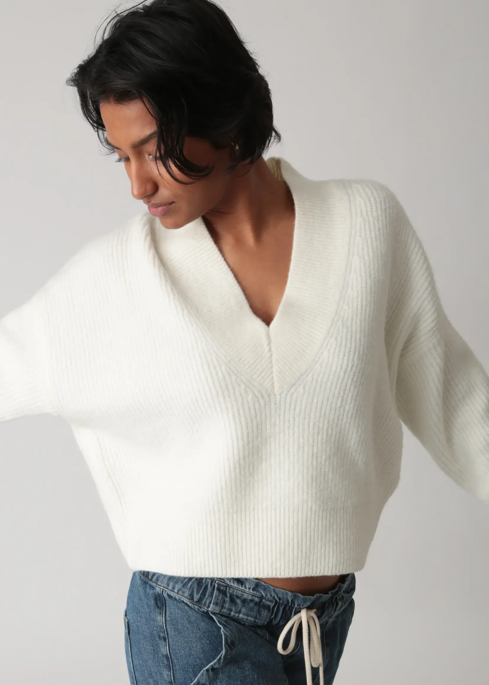 Electric & Rose Roux Sweater- Whisper