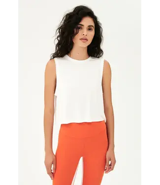 Splits59 Sienna Jersey Tank- White