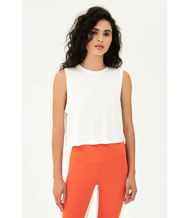 Sienna Jersey Tank- White
