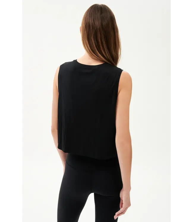 Sienna Jersey Tank- Black